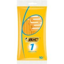 BIC 1 Sensitive Rasoirs Jetables pour Homme - Pochette de 10